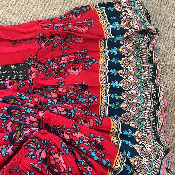 Patrons of Peace women’s off shoulder tiered maxi dress SZ XS - Picture 10 of 10